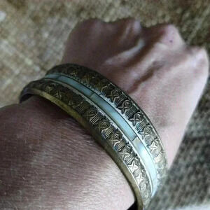Vintage brass and copper banglet